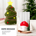 Cute Christmas Mushroom Plush Doll Pendant Cartoon Festive Ornament Decor Gift Ideal Christmas Gift