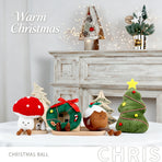 Christmas Tree Shaped Cute Plush Ornament Doll Pendant Holiday Decor Gift Great Christmas Present