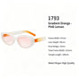 Dreamy Gradient Cat Eye Sunglasses UV400 Proof, Orange Pink Gradient Lens Romantic Vibe, for Christmas Gifting