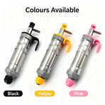 Premium Purple Manual Cookie Icing Gun Set with 6 Piping Nozzles, Sleek DIY Home Baking Tool, High-End Cream Pastry Decorating Equipment, Popular Christmas Holiday Gift
