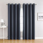 Dark Navy | Approx. 39x79 Inch Single Panel | 545g Per Panel | 210GSM Room Darkening Curtains, Grommet Top 2 Panels, Tailored Drapes for Guest Bedroom & Home Office, Great Christmas Present