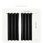 Red | Approx. 52x69 Inch Single Panel | 635g Per Panel | 210GSM Festive Blackout Curtains, Grommet Top 2 Panels, Bridal Room Decor Drapes for Master Bedroom, Perfect Christmas Gift