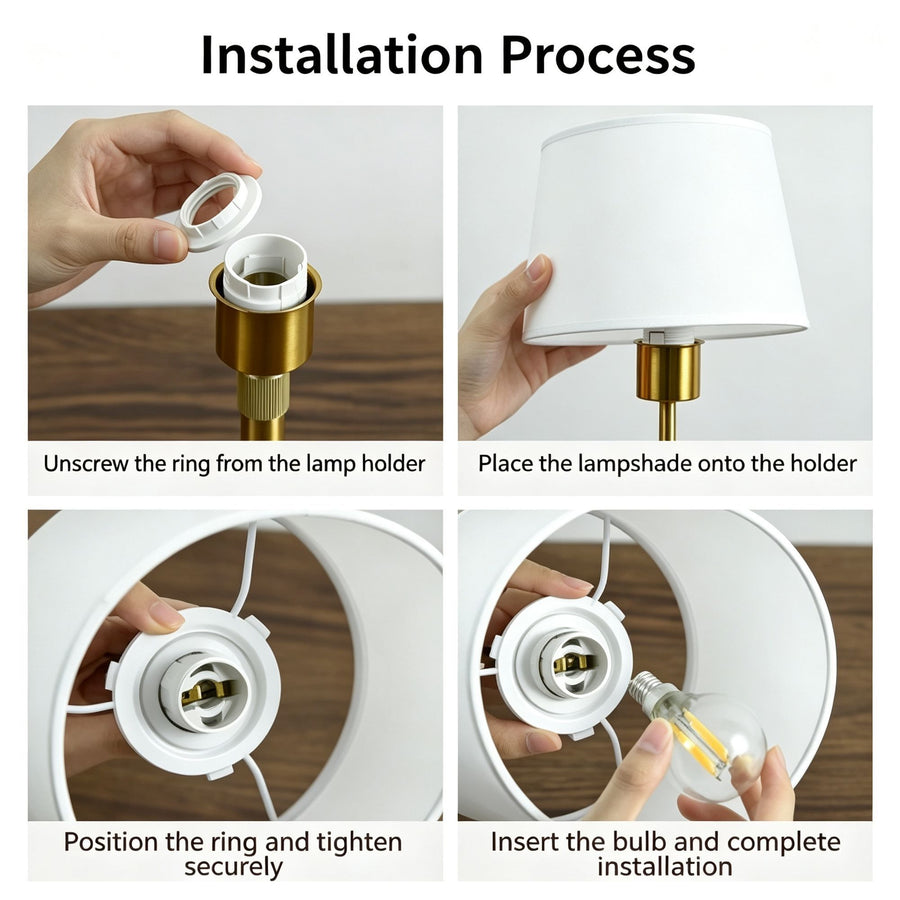 5200mAh Gold A1 Retractable Compact Lamp | Christmas Mini Bedside Choice