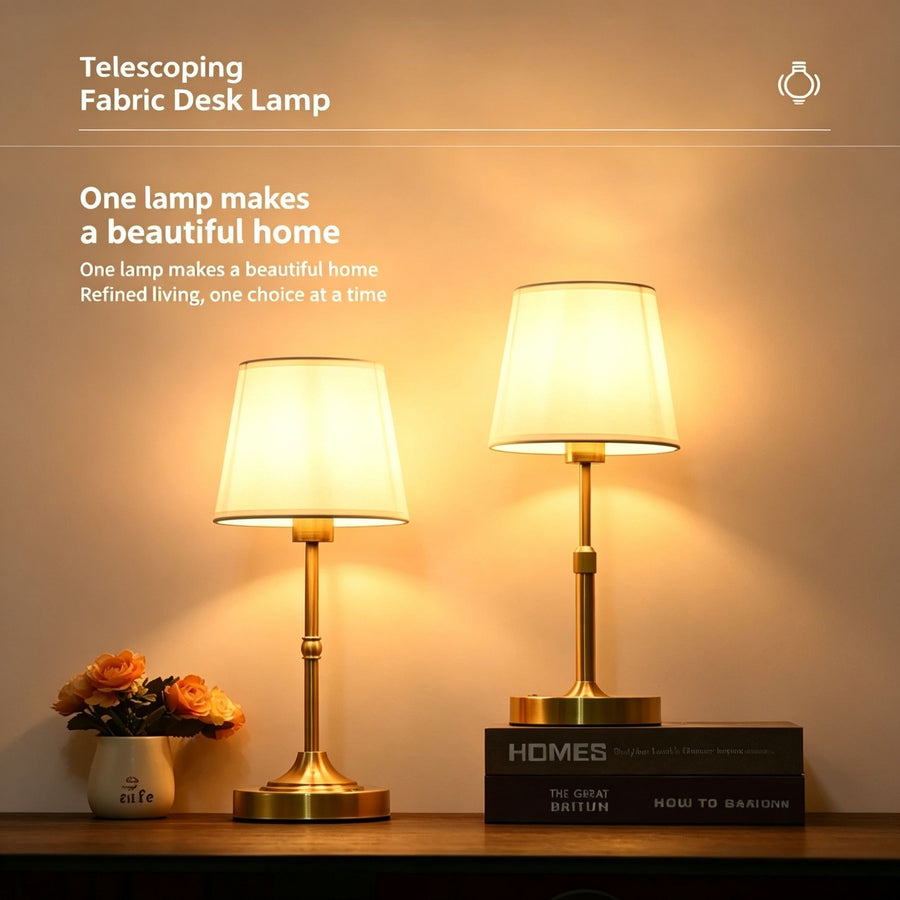 2000mAh Gold E1 Basic Fabric Lamp | Christmas Everyday Use Pick