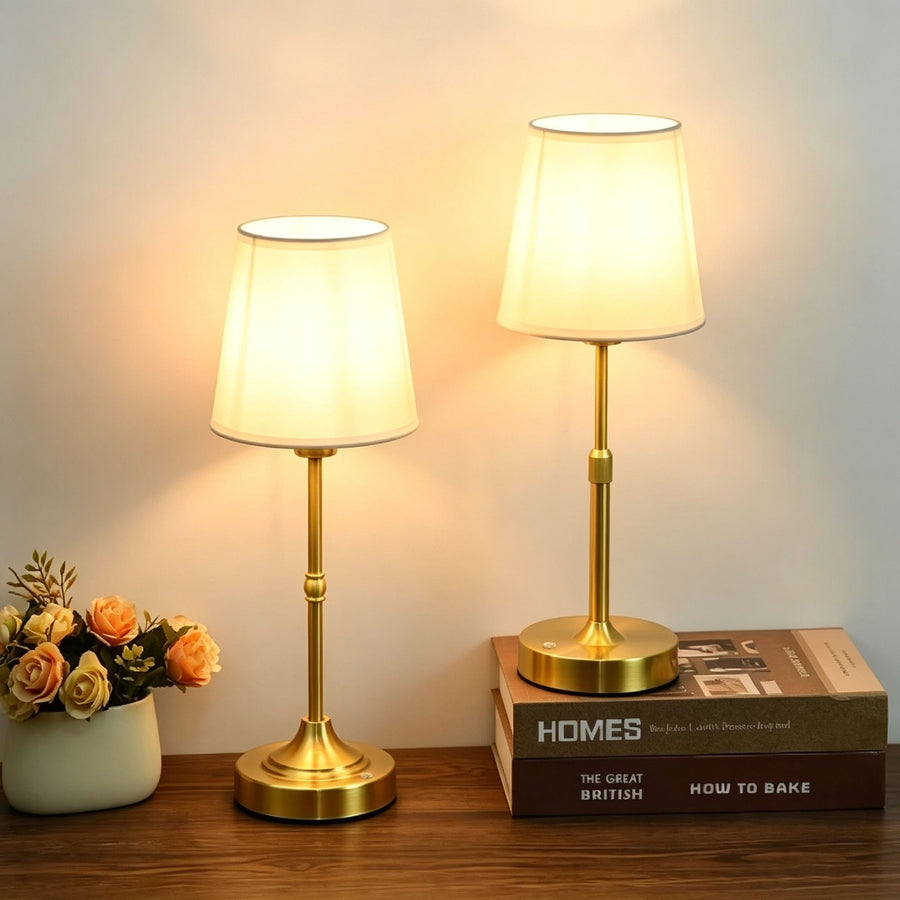 2000mAh Gold E1 Basic Fabric Lamp | Christmas Everyday Use Pick