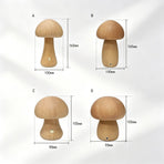 Warm White C-Style Beech Mushroom Night Light | Natural Texture LED Lamp | Christmas Natural Texture Pick
