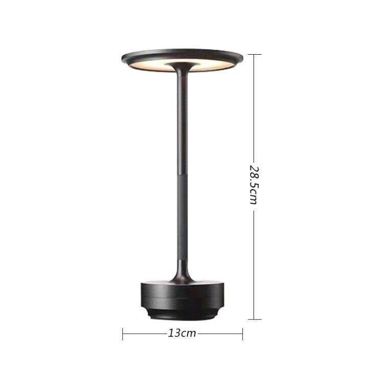 A Flat 2000mAh Black | Minimalist Night Light | Christmas Minimal Bedroom Decor