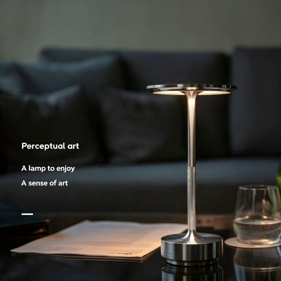 A Flat 2000mAh Black | Minimalist Night Light | Christmas Minimal Bedroom Decor