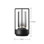 C Touch Circle Aluminum Lamp Black | Touch Control Bar Lamp | Christmas Smart Industrial Light