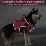 Rose Red S | Waterproof Outdoor Dog Vest Harness | Christmas Walk Gift | for Small Medium Border Collie