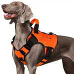 Orange S | Waterproof Outdoor Dog Vest Harness | Christmas Visibility Walk Gift | for Small Medium Dogs
