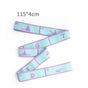 9 Grid Blue Purple | Body Shaping Yoga Resistance Band | Halloween Posture Training Gift | for Adult Yoga Form Correction