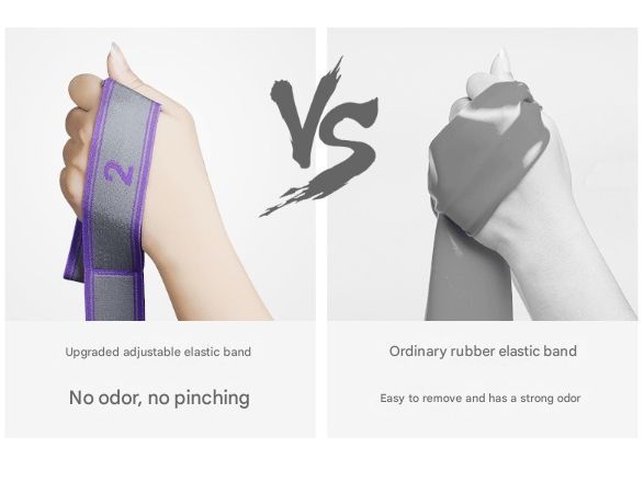 9 Grid Blue Purple | Body Shaping Yoga Resistance Band | Halloween Posture Training Gift | for Adult Yoga Form Correction
