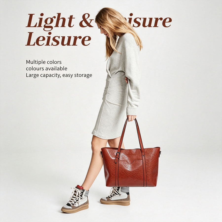 Light Blue | Fresh Casual Women's Tote Bag | Halloween Outing Travel Gift | Large Capacity Lightweight Shoulder Handbag