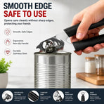 Simple Can Opener 2 Pack Stainless Steel Manual Kitchen Opening Tool