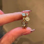 JZ1032 Stackable Basic | Vintage Gold Plated Stackable Ring | Christmas Layering Essential Gift | Tarnish Resistant Adjustable Basic Layered Women's Finger Ring