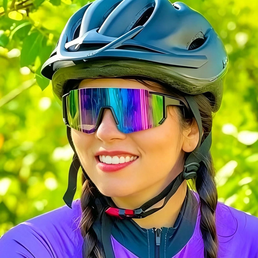 Black Frame Gray Lens | Outdoor Sports Cycling Goggles | Christmas Adventure Gift | Day & Night UV-Protective Cool Sun Glasses