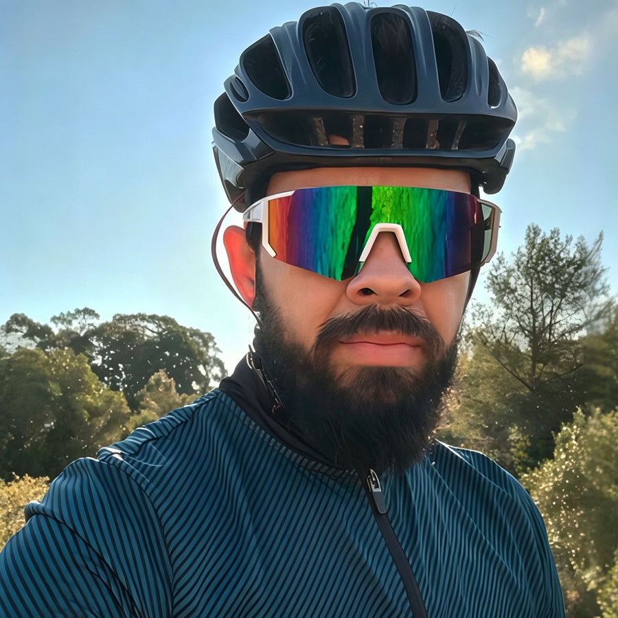 Black Frame Gray Lens | Outdoor Sports Cycling Goggles | Christmas Adventure Gift | Day & Night UV-Protective Cool Sun Glasses