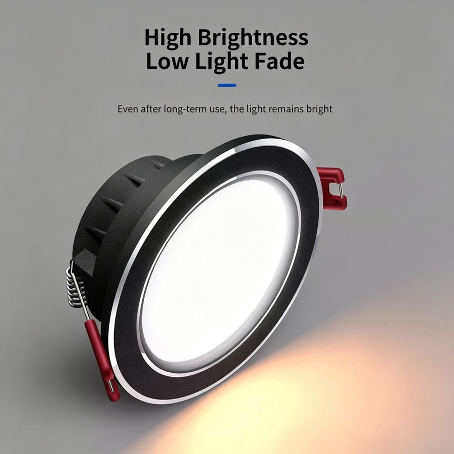 All Aluminum High Power 6" 20W Neutral White 4000K (Cutout 14-16.5cm) | Recessed LED Downlight | Christmas Large Room Lighting Gift | Natural Light Large Ceiling Downlight