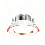Platinum White 5W Warm White [Luxury All Aluminum] (Cutout 6.5-8.5cm) | Recessed LED Ceiling Light | Halloween Mini Cozy Gift | Small Warm Light All Aluminum Downlight