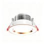 Platinum White 5W Warm White [Luxury All Aluminum] (Cutout 6.5-8.5cm) | Recessed LED Ceiling Light | Halloween Mini Cozy Gift | Small Warm Light All Aluminum Downlight
