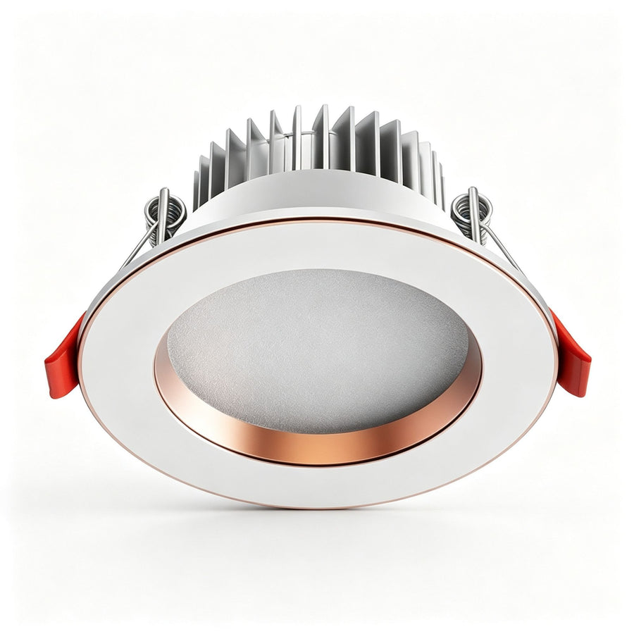 Platinum White Full Spectrum 98 CRI 5W Tri-Color Dimmable (Cutout 6.5-8.5cm) | Recessed LED Downlight | Christmas Mini Eye-Care Gift | Small Size High-CRI Tri-Color Ceiling Light