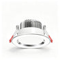Silver White 7W Warm White [Luxury All Aluminum] (Cutout 6.5-9cm) | Recessed LED Ceiling Light | Halloween Luxury Warm Gift | All Aluminum Warm Light Downlight