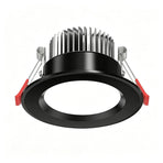 Matte Black 7W Warm White [Luxury All Aluminum] (Cutout 6.5-9cm) | Recessed LED Ceiling Light | Halloween Luxury Warm Matte Gift | All Aluminum Warm Light Matte Downlight
