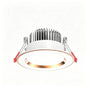2 Pack Platinum White 7W Tri-Color [Luxury All Aluminum] (Cutout 6.5-9cm) | Recessed LED Downlight | Halloween Luxury Dimmable Gift | All Aluminum 3-Color Ceiling Lamp