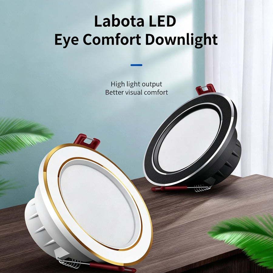 4 Pack Silver White 5W Warm White [Luxury All Aluminum] (Cutout 6.5-8.5cm) | Recessed LED Ceiling Light | Halloween Mini Cozy Silver Gift | All Aluminum Warm Light Small Downlight