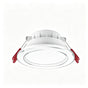 4 Pack Silver White 7W Cool White [Flagship Die-Cast Aluminum] (Cutout 7-9cm) | Recessed LED Downlight | Christmas Flagship Durable Silver Set | Die-Cast Aluminum Sturdy Ceiling Lamp