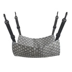 27x27cm Gray Star Adjustable Cat Cage Hammock | Christmas Minimal Fresh Gift | Simple Gray Star Breathable Hanging Cat Bed for Kittens
