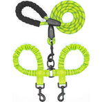 Green 2-in-1 Retractable No-Pull Dog Leash | Halloween Fresh Outdoor Gift | Durable Tangle-Free Traction Rope for Large Dog Walking