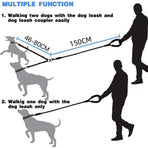 Green 2-in-1 Retractable No-Pull Dog Leash | Halloween Fresh Outdoor Gift | Durable Tangle-Free Traction Rope for Large Dog Walking
