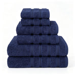 Dark Blue 70x140cm Pure Cotton Towel | Christmas Cozy Bath Gift | Large Thick Absorbent Adult Bath Towel
