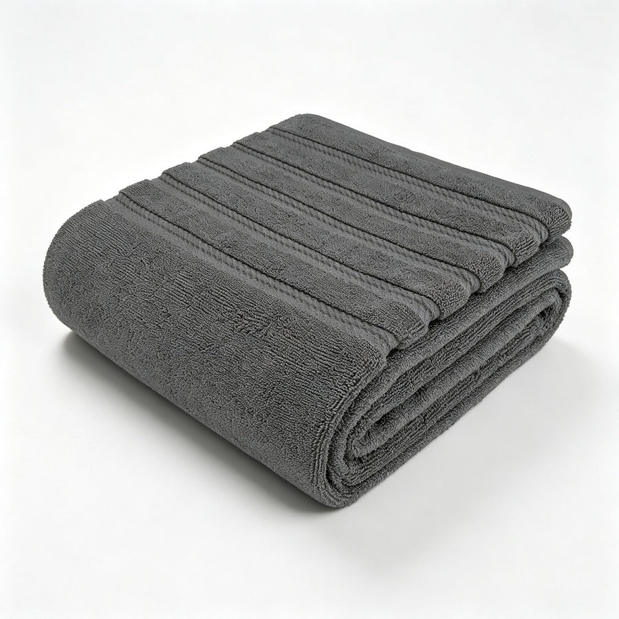 Dark Blue 70x140cm Pure Cotton Towel | Christmas Cozy Bath Gift | Large Thick Absorbent Adult Bath Towel