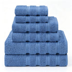 Medium Blue 34x34cm Pure Cotton Towel | Christmas Gentle Household Gift | Soft Square Face Towel For Home