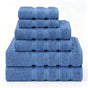 Medium Blue 34x34cm Pure Cotton Towel | Christmas Gentle Household Gift | Soft Square Face Towel For Home