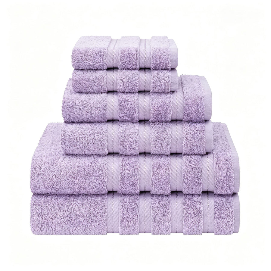Light Purple 70x140cm Pure Cotton Towel | Christmas Warm Bath Gift | Large Soft Absorbent Adult Bath Towel