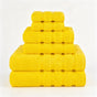 Bright Yellow 34x34cm Pure Cotton Towel | Christmas Lively Household Gift | Soft Square Face Towel For Home