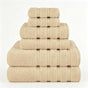 Light Brown 70x140cm Pure Cotton Towel | Christmas Warm Retro Bath Gift | Large Soft Absorbent Adult Bath Towel