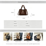 Off‑White Women Retro Bucket Crossbody Bag | Christmas Gentle Gift | Niche High‑Grade Handheld Basket Style Shoulder Purse
