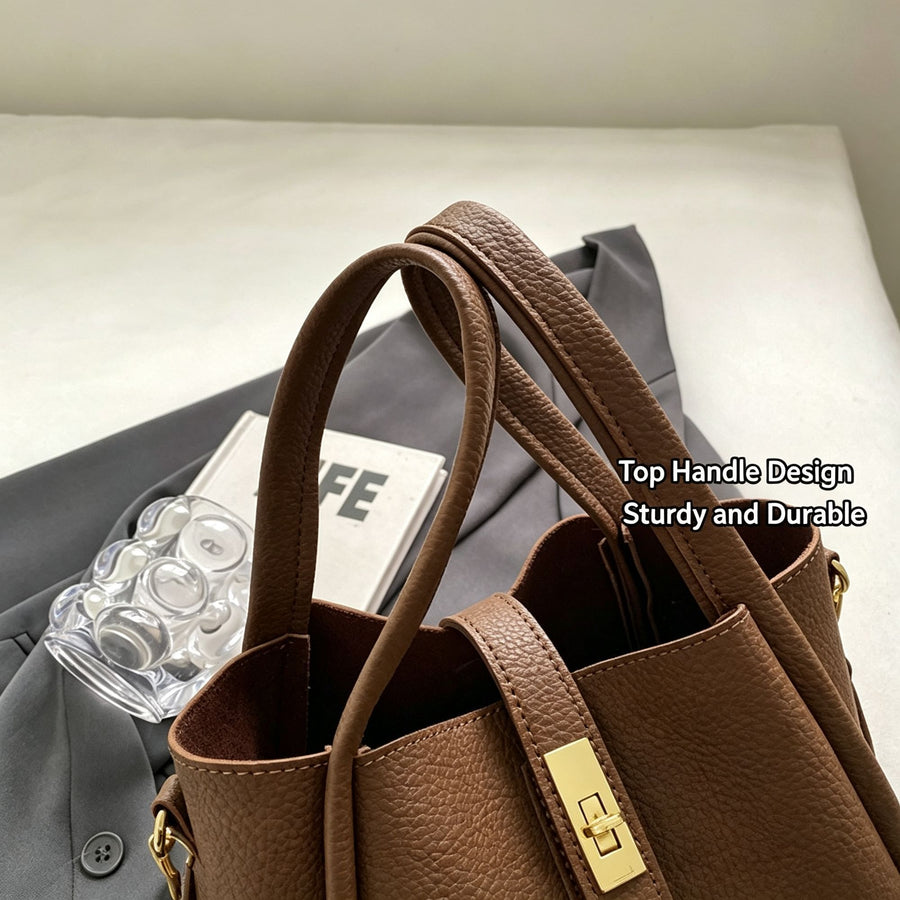 Off‑White Women Retro Bucket Crossbody Bag | Christmas Gentle Gift | Niche High‑Grade Handheld Basket Style Shoulder Purse