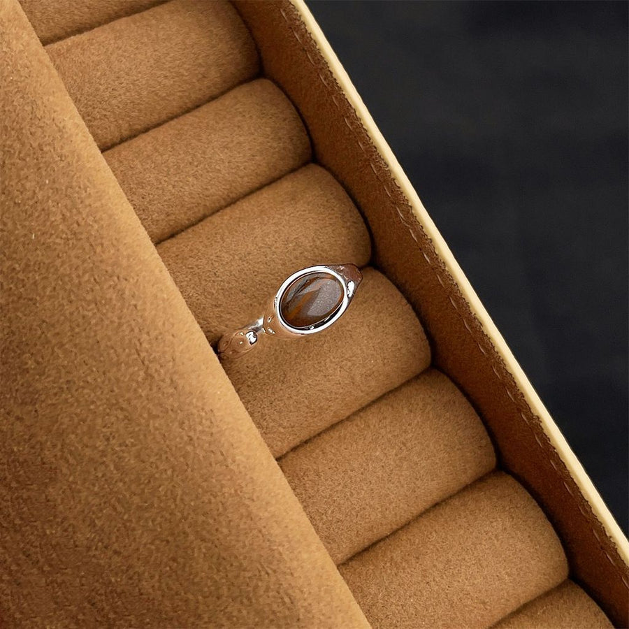 Chic Vintage Zircon Finger Ring | Christmas Stacking Accessory | Noble Palace‑Style Women Index Ring
