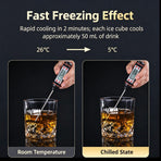 Premium Whiskey Ice Stone Gift Box | Holiday Housewarming Present | Gold Square 8‑Pack With Silicone Tongs,EVA Tray,Gift Box & Velvet Pouch