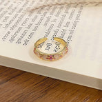 Light Luxury Enamel Pattern Open Ring | Halloween Daily Accessory | Versatile Elegant Women Finger Ring