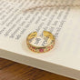 Elegant Enamel Pattern Open Ring | Christmas Outfit Decor Gift | Light Luxury Versatile Women Finger Ring