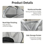Red Vertical Laundry Hamper 2 PCS, Christmas Multi‑Purpose Storage Gift for Clothes & Toys
