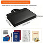 Fireproof Expanding File Folder A4 Document Organizer Portable Handheld File Bag, Christmas Office Gift, 38x28x9