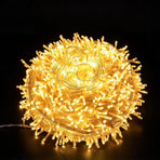Bright Twinkle Star LED String Lights Plug‑in Design, Waterproof For Garden Tree & Camping Atmosphere Layout, Halloween Patio Decor Supply, 20M 200Leds Warm White